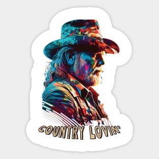 Country Lovin' Sticker